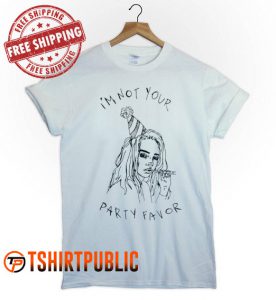 Party Favor Billie Eilish T Shirt Adult Free Shipping - Cheap Graphic Tees