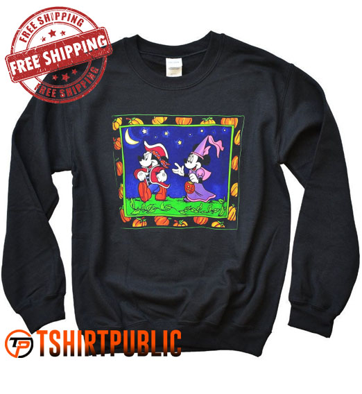 Mickey and Minnie Halloween Sweatshirt