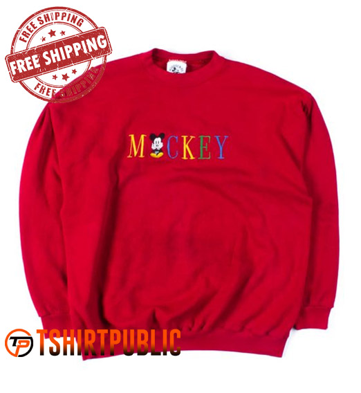 Mickey Mouse Red Sweatshirt