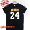 Kobe Bryant Los Angeles Lakers 24 T Shirt Adult Free Shipping