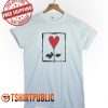 Heart Flower Rachel Green T Shirt