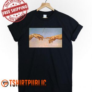 Michelangelo Hands T Shirt