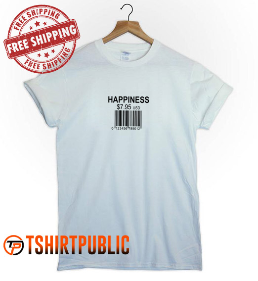 Happiness Barcode T-shirt