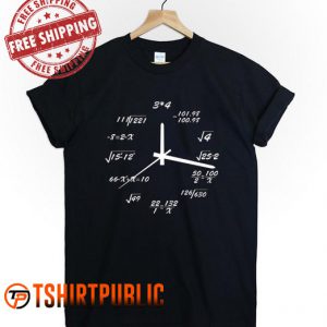 Math Creative Clock T-shirt