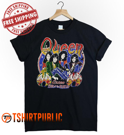 Queen Band Tour Of The States T-shirt