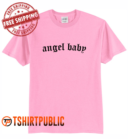 Angel Baby T-shirt Adult Free Shipping