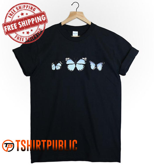 Blue Butterflies T-shirt