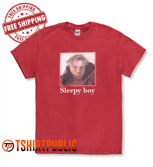 Sleepy Boy T-shirt Adult Free Shipping