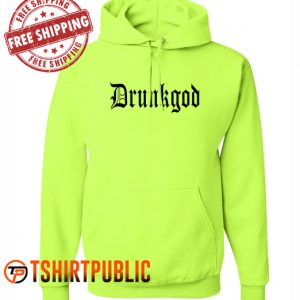 Neon Hoodie Drunk God Hoodie Adult Free Shipping