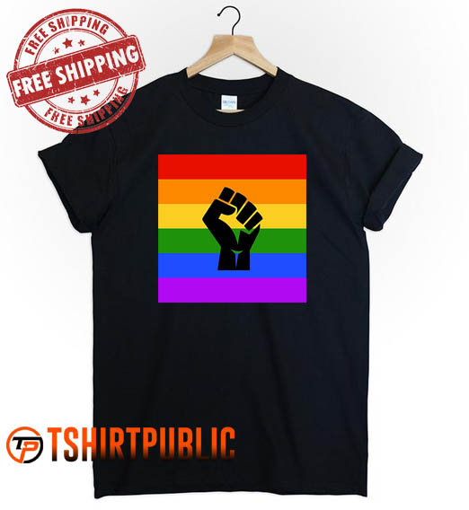 BLM Pride Rainbow T-shirt