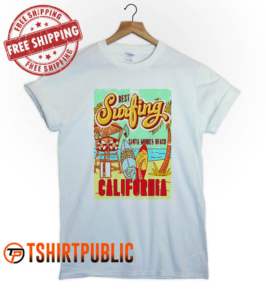 Best Surfing in California T-shirt