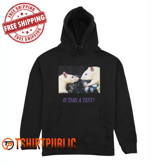 Drop dead is this a test Hoodie