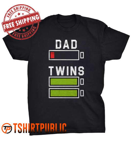 Dad of Twins T Shirt