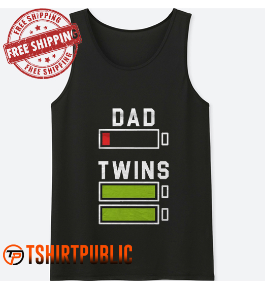 Dad of Twins Tank Top