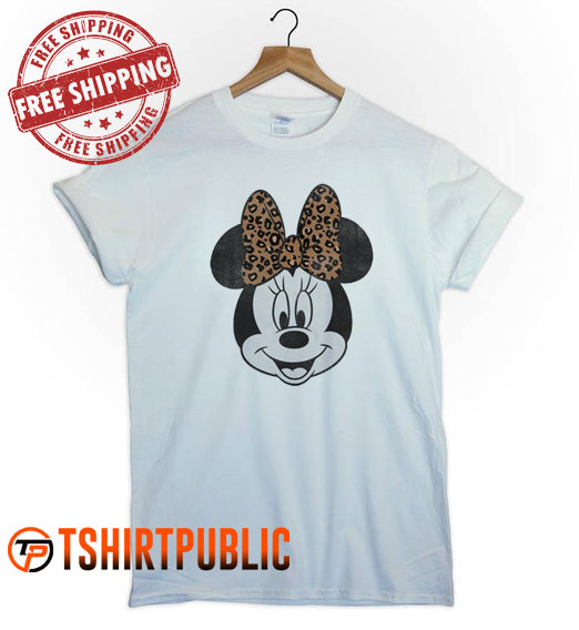 Minnie Mouse Leopard T Shirt