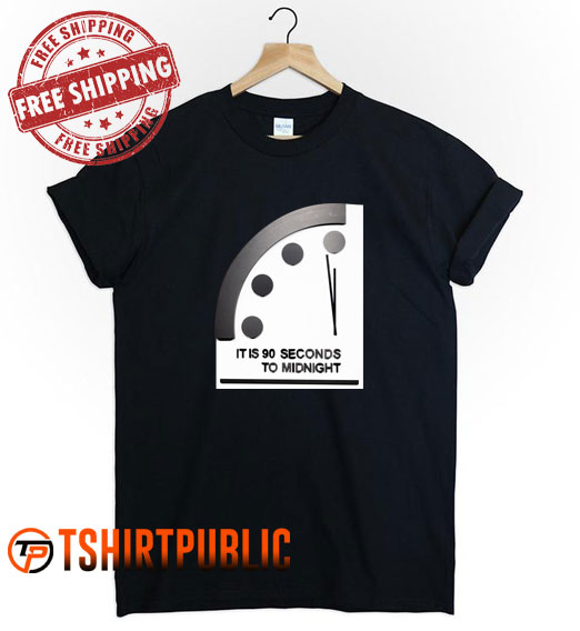 Doomsday Clock T Shirt Free Shipping