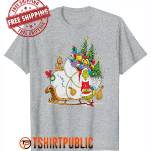 Dr. Seuss The Grinch Christmas T Shirt Free Shipping