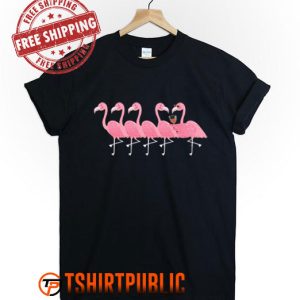Wine And Flamingo T Shirt Free Shipping