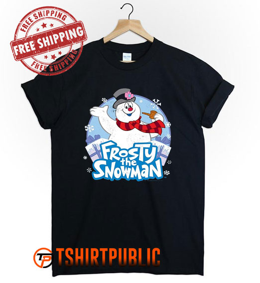 Frosty the Snowman T Shirt Free Shipping