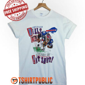 Vintage 90's NFL Buffalo Bills T Shirt Free Shipping