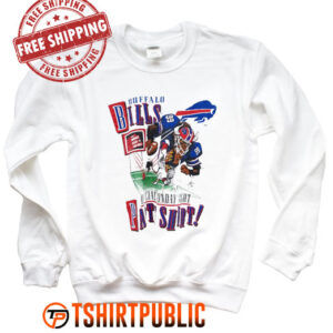Vintage 90's NFL Buffalo Bills Sweatshirt Free Shipping