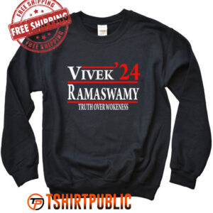 Vivek Ramaswamy 2024 Truth Over Wokeness Sweatshirt Free Shipping