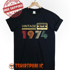 Vintage 1974 Limited Edition T Shirt