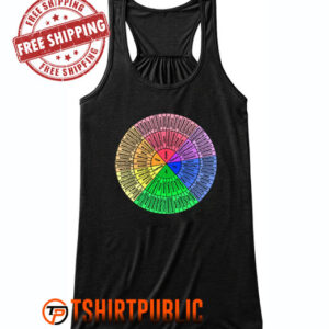 Emotion Chart Mental Health Therapy Chart Tank Top