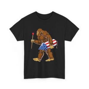 bigfoot fireworks 4th of july shirt