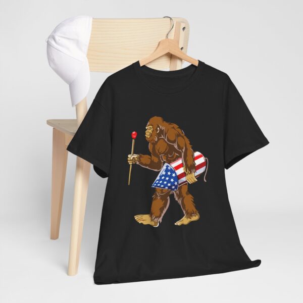 bigfoot fireworks 4th of july shirt