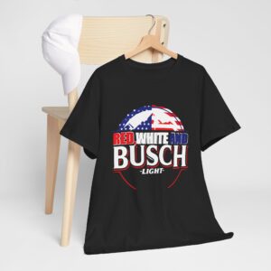 red white and busch light t shirt