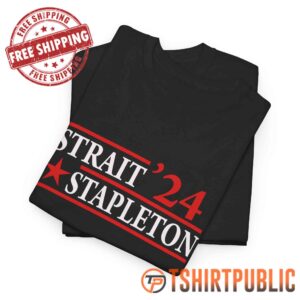 Stapleton Strait 24 Retro Vintage Country Cowboy Western T Shirt