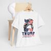 Trump Girl No Apologies Messy Bun Trump 2024 T-Shirt